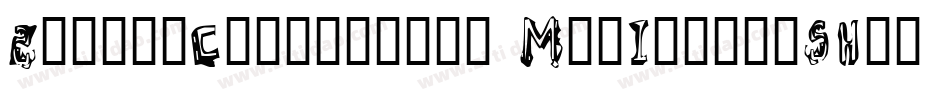 ZappedChancellor MedItalicSH字体转换